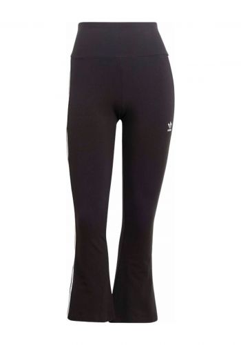ستريج نسائي اسود اللون من اديداس Adidas Classics 3-Stripes 7/8 Flare Leggings