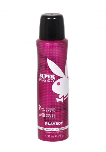 بخاخ مزيل العرق للنساء 150 مل  من بلاي بوي  Playboy Desodorante Spray