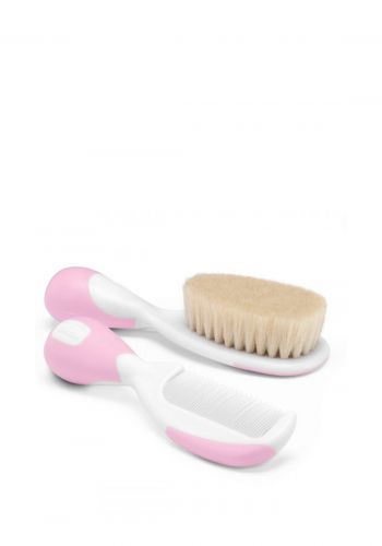 Chicco Baby Brush & Comb سيت مشط وفرشاة للأطفال من جيكو