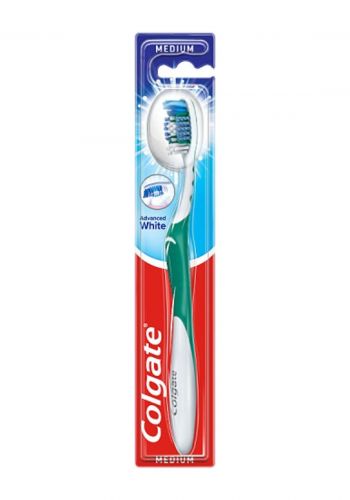 فرشاه اسنان متوسطة النعومة من كولجيت Colgate Advanced White Medium