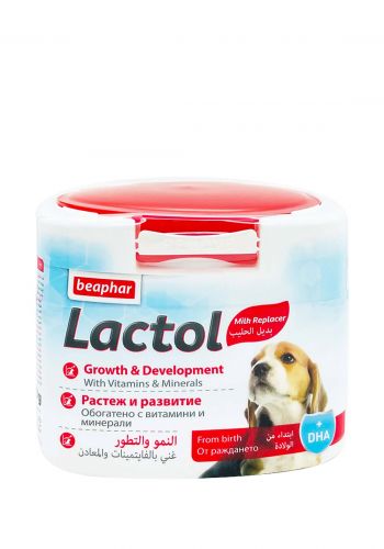 حليب لاكتول للكلاب الصغيرة ( الجراء ) 250 غم من بيفار Beaphar milk dog