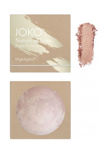 اضاءة من مكونات نباتية 9 غم درجة 01 من جوكو JOKO Nature of Love. Vegan Collection Highlighter No.01