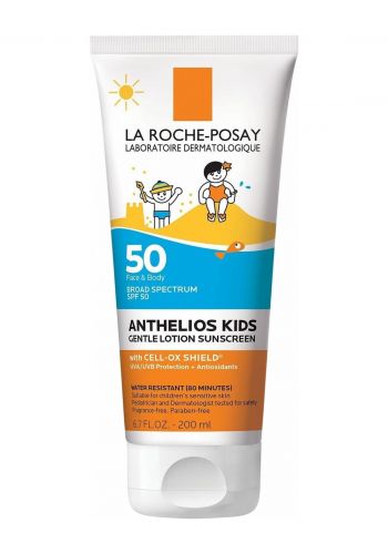 كريم جل واقي من الشمس للوجه 200 مل من لاروش بوزي La Roche Posay Anthelios Dermo Kids Face Sunscreen Shine Cream