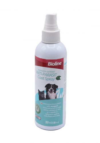 سبري مضاد طفيليات 207 مل لتر  من بايولاين Bioline Paw Care Spray