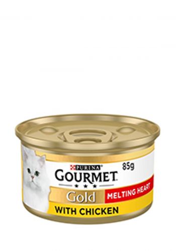 مغلفات كورميت كولد بطعم الدجاج 85 غم من بورينا Purina Gourmet Gold Wet Cat Food