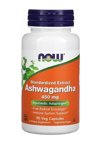 اشواغاندا اقراص للتخلص من التوتر 90 كبسولة من ناو Now Ashwagandha Standardized Extract