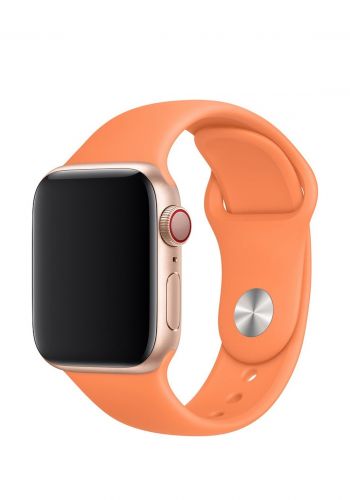 سوار سيليكون لساعة أبل Silicone Apple Watch Band -Papaya