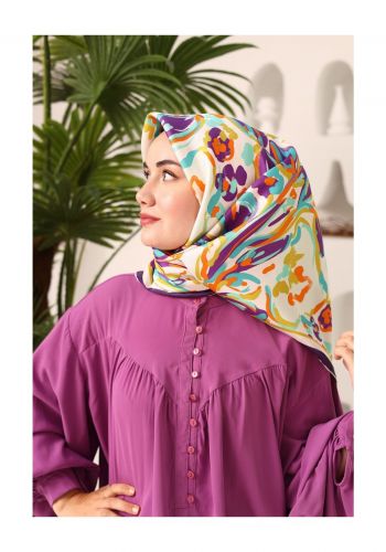 ربطة نسائية حريرية متعددة الالوان