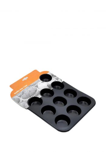 قالب فرن متعدد الاستخدام 33.7 × 25.5 × 2.5 سم من كروف Kroff HB6817BK Muffin Pan	
