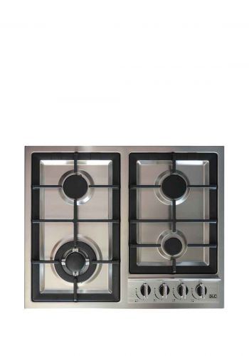 طباخ بلت ان غازي ستانلستيل 4 شعلات من دي ال سي  DLC GHS-604A-KCISGas Cooker 60X60 Cm