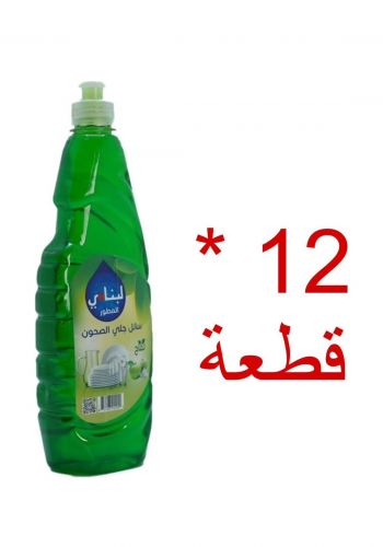 سيت سائل غسل الصحون برائحة التفاح الاخضر 750 مل *12 قطعة من لبناني  Lubnaniy Dish Soap 