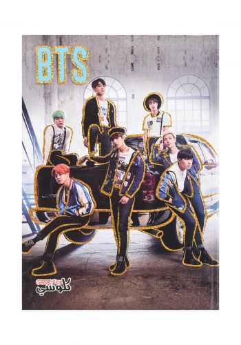 دفتر 96  ورقة بغلاف فرقة BTS الكورية من كلوسي   Notebook