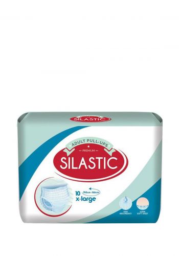 حفاضات كبار السن كيلوت 10قطعة حجم كبير جدًا من سيلاستك Silastic Adult Pull-up Diaper XL