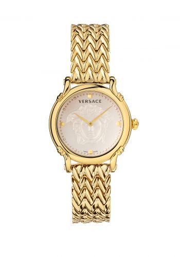 ساعة نسائية 34 ملم بسوار ستانلس ستيل من فيرساتشي  Versace VEPN00520 Ladies Watch