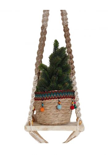 حامل للسنادين مع رف بطول 80 سم macrame stand