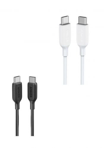 Anker PowerLine III USB-C to USB-C 2.0 Cable 3ft   كابل شحن تايب سي الى تايب سي من انكر