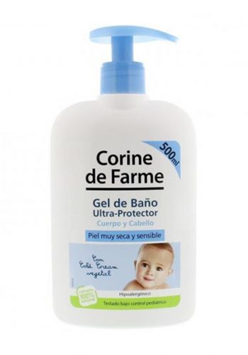 كريم مرطب للجسم للاطفال حديثي الولادة 500مل من كورين دي بارفامCorine de Farme Creme Corporal