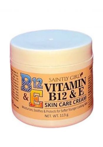 كريم مرطب فيتامين بي 12 و اي 113 غم  من سانتلي غيرل  Saintly Girl Vitamin B12 & E  Moisturize Cream