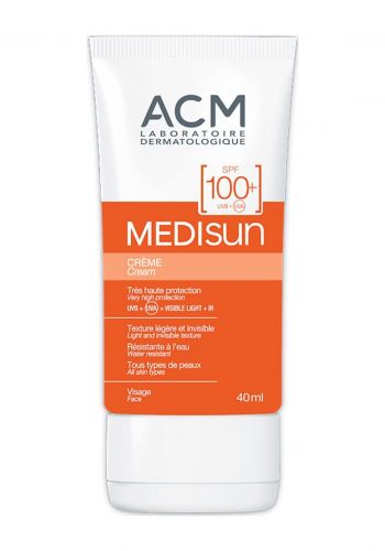 واقي شمس لجميع انواع البشرة 40 مل من اي سي ام Acm Medisun Cream SPF 100+