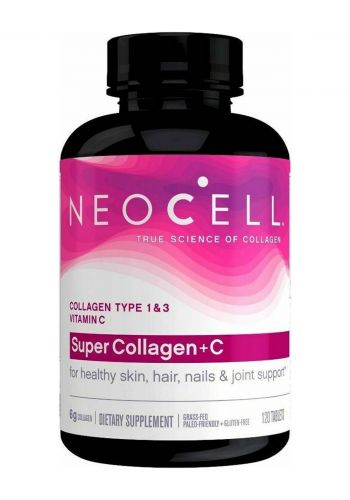 سوبر كولاجين  + فيتامين سي 120 قرص من نيوسيل Neocell Super Collagen + Vitamin C