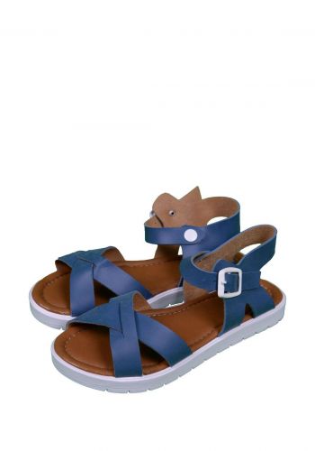 صندل اطفال بناتي نيلي وبني اللون من هيتيت Hitit Kids Sandal