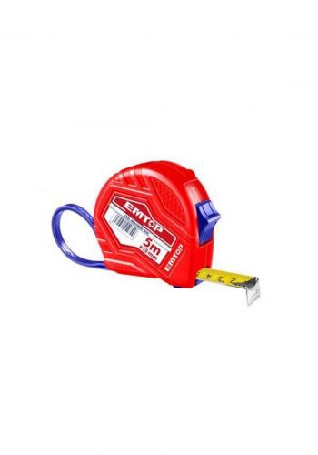 شريط قياس (فيتة) 5 متر × 19 ملم من إيمتوب EMTOP EMTP15102 Steel Measuring Tape 