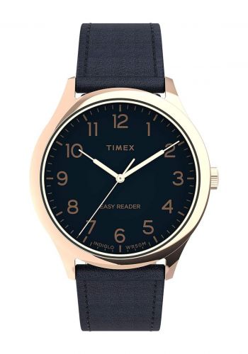 ساعة رجالية باللون النيلي من تايمكس Timex TW2U22400 Men's Easy Reader Gen