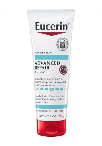 كريم مرطب للبشرة شديدة الجفاف 226 غم من يوسرين Eucerin Advanced Repair Cream  