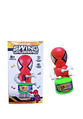 لعبة الطبل بشخصية سبايدرمان للاطفال من سونك درامينج Swing Drumming Baby Toy 