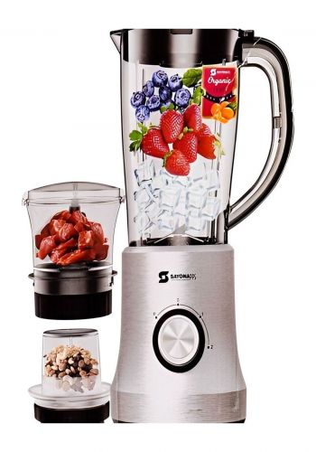 خلاط 3-في-1 500 واط من سايونا Sayona SB-4409 Deluxe Blender 