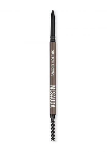 قلم تحديد الحواجب رقم 102  1.42 غرام من ميساودا ميلانو  Mesauda Milano Sketch Brows 102 Brunette