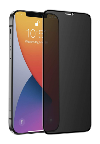 واقي شاشة لجهاز آيفون 12 Infinity Tech IT-7016 (3D) Privacy Glass Screen Protector iPhone 12
