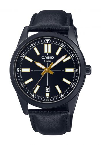 ساعة رجالية من كاسيو  Casio MTP-VD02BL-1E Simple design Watch