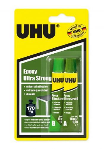 لاصق ايبوكسي 2 عصارة خلط 10 مل من يو اتش يو UHU Epoxy Ultra Strong Tube