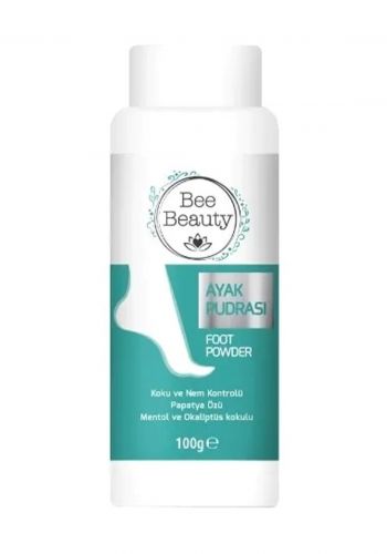 بودرة لرائحة القدم 100 غم من بي بيوتي  Bee Beauty Foot Powder 