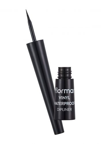 محدد عيون باللون الاسود مقاوم للماء 2.5 مل من فلورمار Flormar Vinyl Waterproof Dipliner - Black