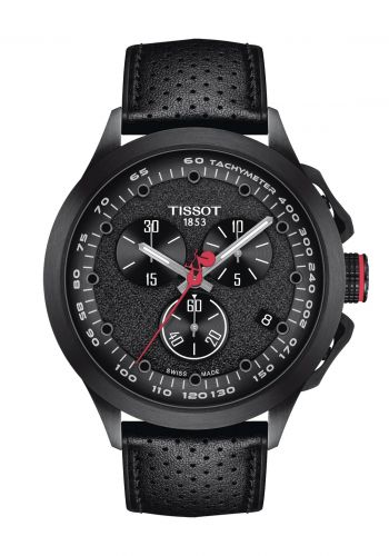 ساعة رجالية سير جلد من تيسوت Tissot T1354173705101 Watch     