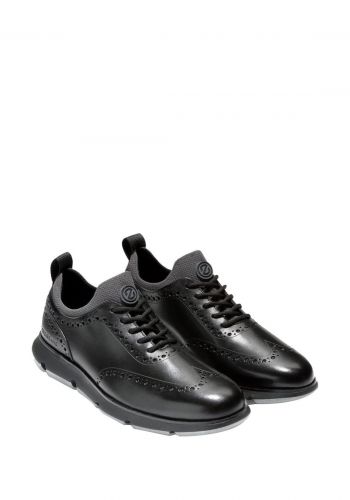 حذاء رجالي  باللون الاسود من كول هان Cole Haan Men's 4.ZERØGRAND Wingtip Oxford