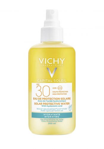 واقي شمس للبشرة الجافة 200 مل من فيشي Vichy Capital Soleil Solar Protective Water ( SPF 30)