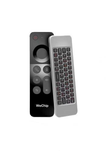 لوحة مفاتيح لاسلكية مع ماوس ريموت لجهاز التلفاز الذكي  من وي تشيب Wechip W3 Air Mouse 2.4 Wireless Keyboard Voice Touchpad Gyroscope for PC TV Box