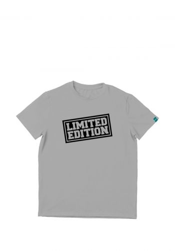 تيشيرت لكلا الجنسين رصاصي بطبعة Limited Edition من بيتا  Beta T-Shirt
