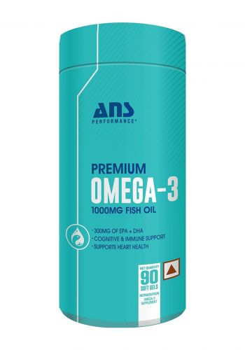 اوميغا-3 90 حبة جلاتينية من اي ان اس بيرفورمانس ANS Performance Premium Omega-3 Fish Oil