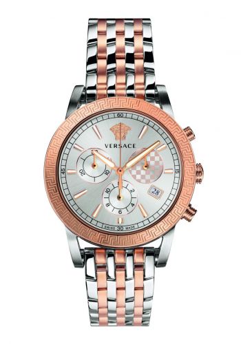 ساعة لكلا الجنسين 40 ملم بسوار الستانلس ستيل من فيرساتشي Versace VELT00319 Sport Tech Chronograph Watch