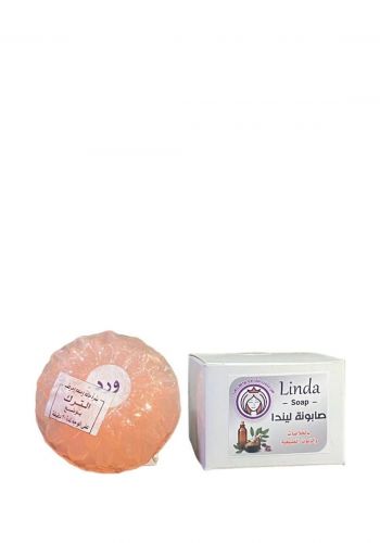 صابون طبيعي مرطب بخلاصة زيت الورد للبشرة الجافة 100 غرام من ليندا Linda Soap