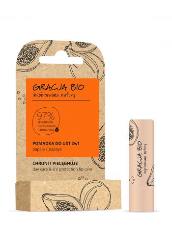 مرطب شفاه 5 غم بالبابايا من كراسيا Gracja Bio Papaya Lip Balm 5 g