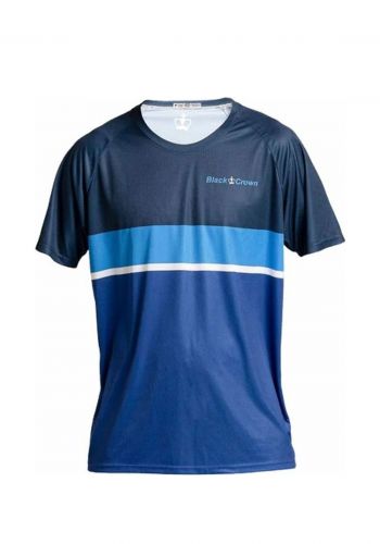 تيشيرت رياضي للرجال باللون الازرق من بلاك كراون   Black Crown Porvo T-shirt Blue