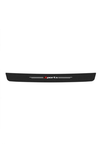 دواسة ترحيب لعتبة باب غطاء السيارة بطبعة سبورت  Sports 4pcs car carbon fiber door sill strip
