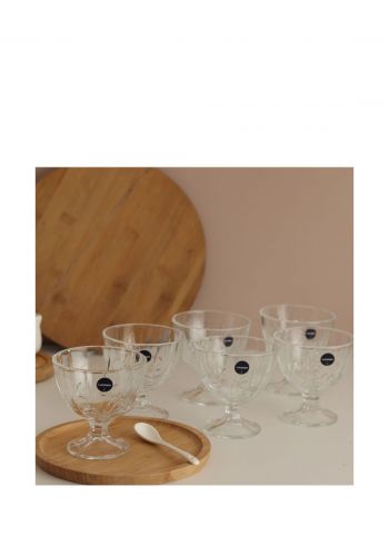سيت تقديم المثلجات زجاجي 6 قطع من لومينارك Luminarc Ice Cream Bowl Set