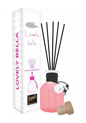معطر جو مع عيدان  100 مل من ميموا Memwa Reed Diffuser Special Lovely Bella   