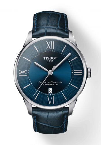 ساعة للرجال بسوار ازرق اللون من تيسوت Tissot T0994071604800 Men's Watch 